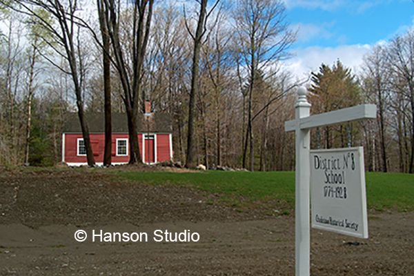 Charlestown, NH - Little Red Schoolhouse - Spring